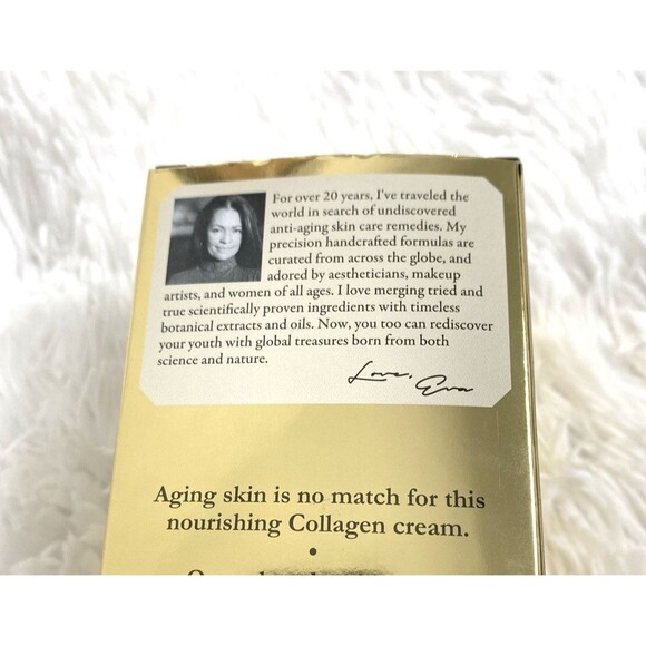 Eva St. Claire 24K Gold Collagen Cream Illuminates and Firm Aging Skin 1.75oz - Picture 4 of 7